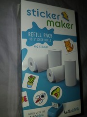 NEW Hello Blink Sticker Maker Refill Pack 10 Rolls: 5 Round 5 Square helloblink