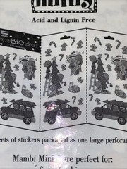Christmas Family Sticker Sheets Scrapbook Planner Craft Stickers