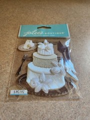 Jolee’s Boutique~Wedding Cake~Dimensional Stickers
