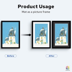 10 Pack PreCut 11×17 Picture Mats For 9×15 Photo Prints Bevel Cut 4Ply