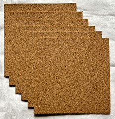 6″x6″ Black Chipboard & Cork Sheets Scrapbooking Paper Crafts Mixed Media Thick