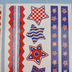 4 Marines Patriotic Stickers U.S. Military USMC Scrapbooking Journal Collage NRN