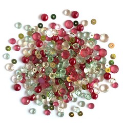 Buttons Galore Sparkletz CHRISTMAS SET Sparkling Sequin Jewels Embellishment Mix