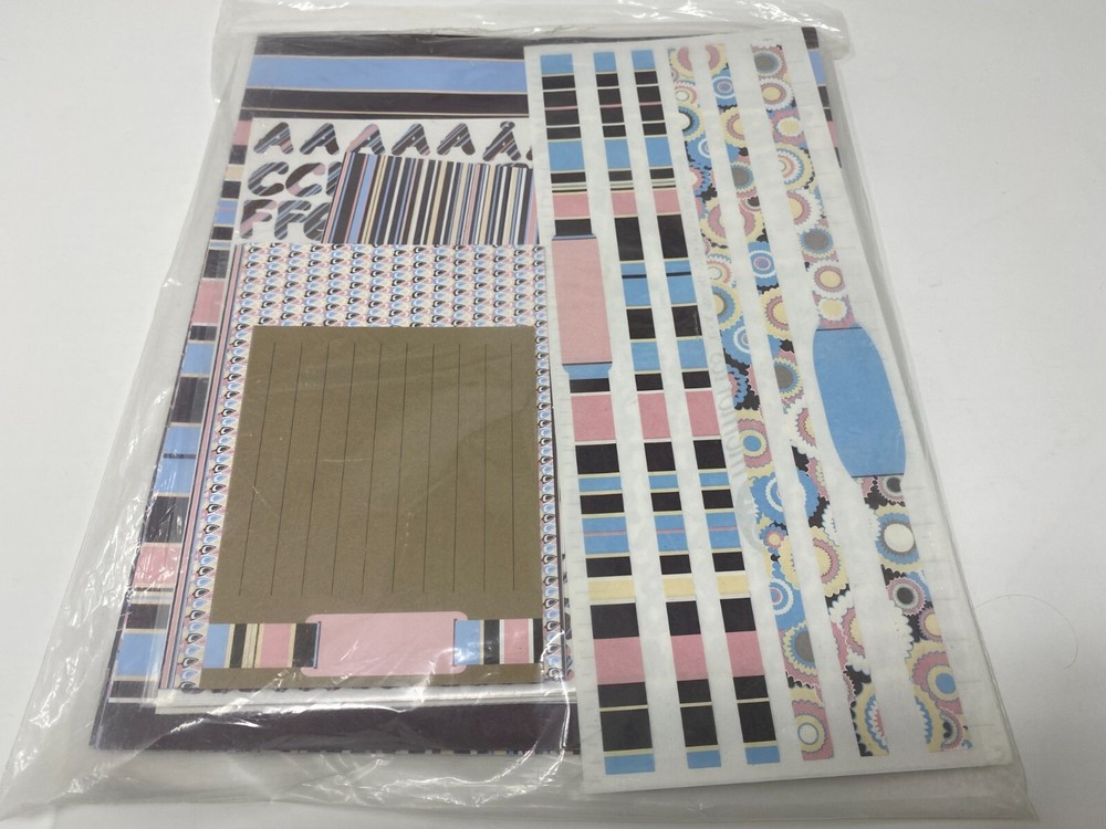 Lot ABC Confections 10×12 Confections Paper Strips Toppings Stickers Photo Mats