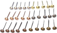a Long Leg Brad with Mini 4.5Mm round Head, 360 Pcs Paper Fasteners – 6 Metal Co