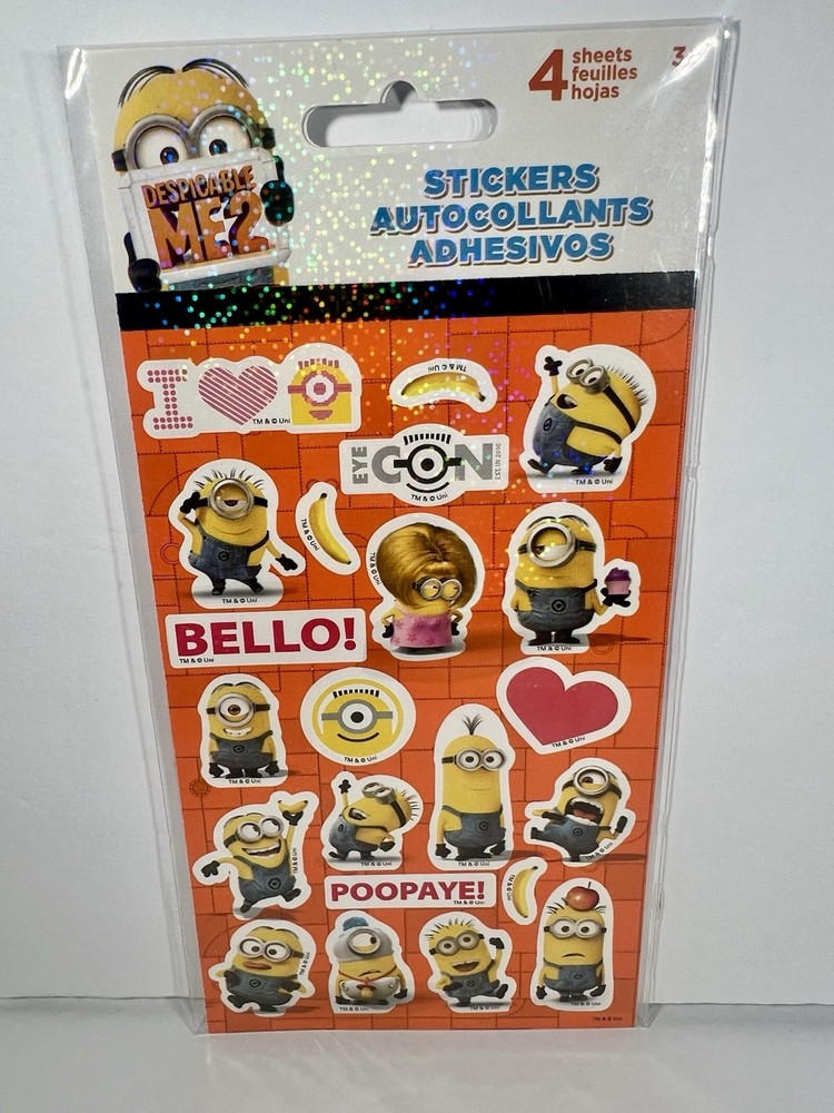 SandyLion Universal Illumination Entertainment Despicable Me 2 Stickers
