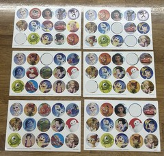 Lot Of Disney Pixar Stickers Winnie Mickey Dalmations Buzz Hallmark Sandylion