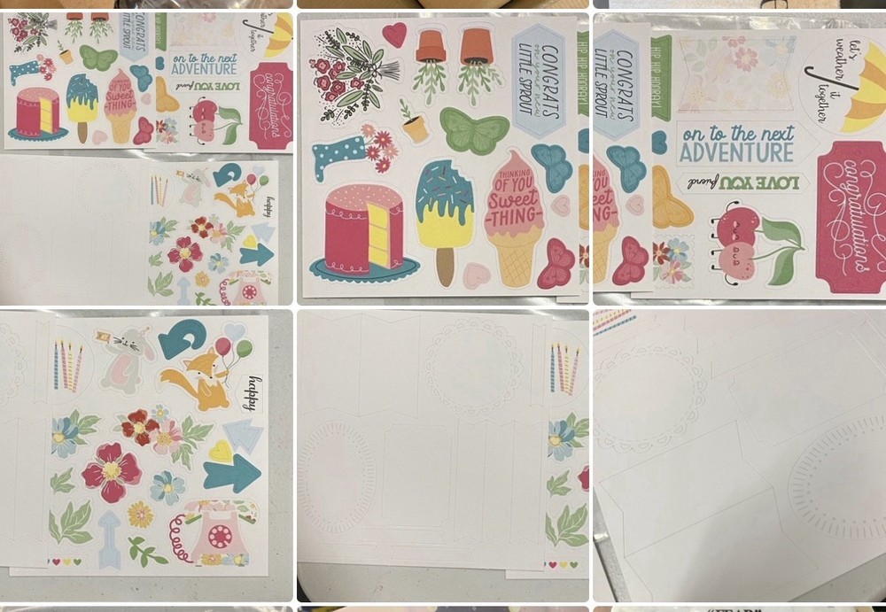 CTMH Sticker Embellishments IT’S THE LITTLE THINGS Card Making & Scrapbooking