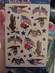 American Greeting tattoos patriotic eagles flags America forever 4 sheets