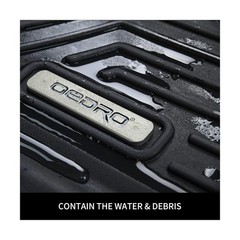 OEDRO Floor Mats Compatible with Toyota Tundra CrewMax Cab 2014-2021, Custom …