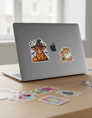 Halloween Animal Sticker Set – 64 Piece