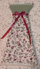 Lot Of 3 Handmade Dresses For Junk Journals scrapbooks shadow boxes Ornaments