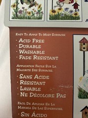 Vtg 1996 Indoor Outdoor Accents Rub-on Transfers Garden Angels Loew Cornell NEW