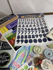 Mixed Sticker Collection Lot! Junk Journaling Scrapbooking More!