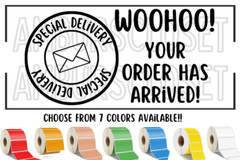THANK YOU STICKERS WATERPROOF 2.25″×1.25 LABELS SEALS REVIEW VALUE Thermal