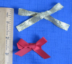 #70 Lot of 55+ Assorted Bows Approximately .25″-2.5″ Scrapbook DIY Crafts Hair