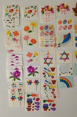 Vintage Mrs Grossman’s Easter Spring Flower Sticker Lot 75+ Mods