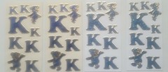 Set of 4 sheets vintage introduct sticker sheets rare and discontinued Germany
