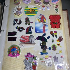 2500+ Stickers Vintage 80s Puff Scratch N Sniff Binder 48 Pages Front & Back 🔥