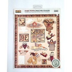 Creative Imaginations Debbie Mumm Collector’s 8×10 Sticker Sheets~Christmas +