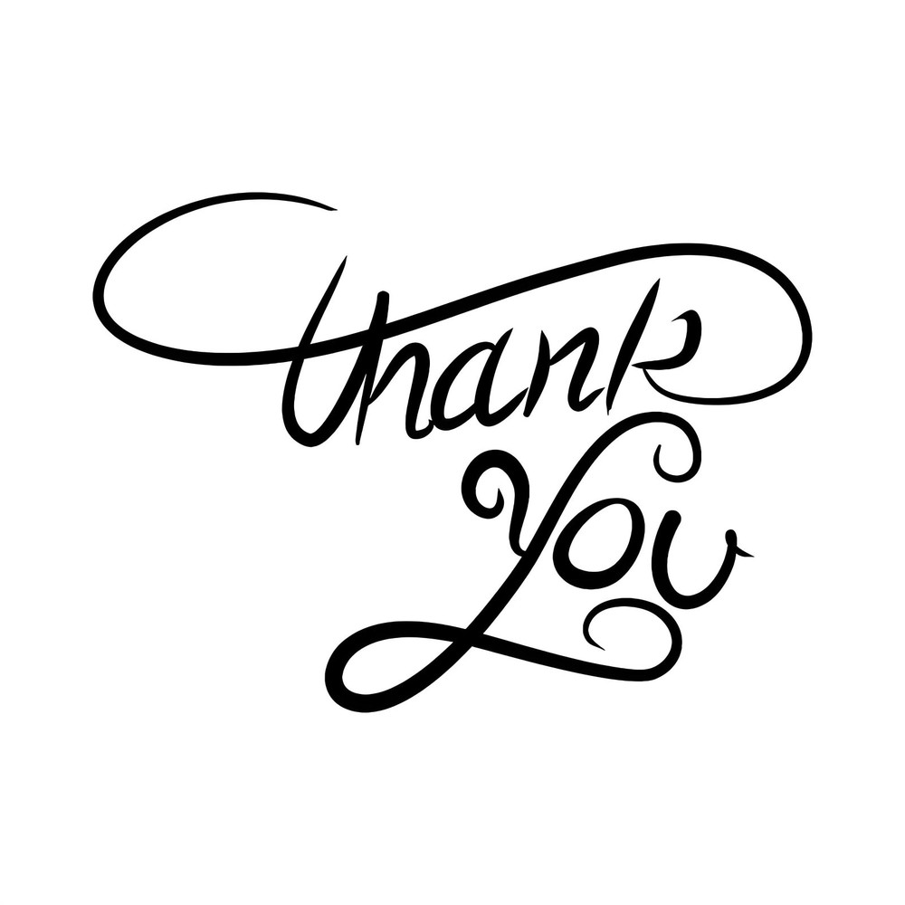 90pcs 25mm round thank you transparent stickers 0.98in clear custom sticker logo