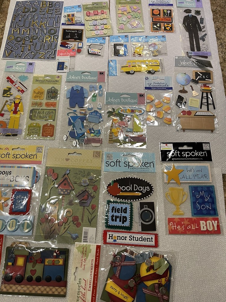 Jolee’s By You Scrapbooking Stickers 3D Lot Chester / Ellen Krans