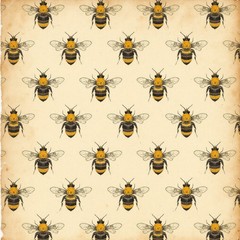Bumble Bee Decoupage Rice Paper For Ornament-Wood Art Scrapbooking A4 3 Sheets