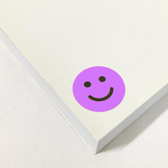 600 Pieces, 1 Inch – Smiling Happy Smile Face Stickers for Reward – 6 Colors