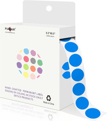 1/2 Inch Circle Sticker Labels,1000 Stickers round Color Coding Circle Dots Stic