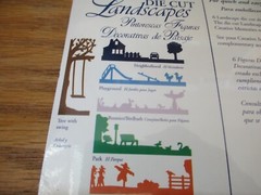 CREATIVE MEMORIES SCENIC DIE CUT LANDSCAPES NEW IN PACKAGE 6 Shapes 1999