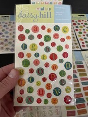 Daisy Hill Alphabet Dome Stickers Lot Of 13 Packages NEW