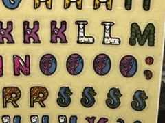 NOS NIP SEALED 80s Decal Specialties Animal Alphabet Letters & Number Stickers