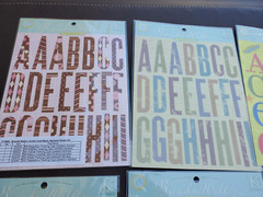 K&Company Brend Walton Jumbo Card-Stock Alphabet sticker kit