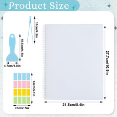 Reusable Sticker Book Collecting Album Sticker Collection Storage Book for Adult