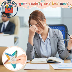 Textured Sensory Stickers for Stress Relief and Mindfulness 24PCS