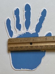 Hand Cut Out Assorted Colors(39) + Hallmark Hand Stickers(60) Back 2 School!!!