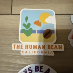 The Human Bean – 6 Stickers Lot coffee drinks Set 1