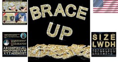 Eye-Catching Rhinestone Letter Stickers – 68 Pcs A-Z with Glitter Finish
