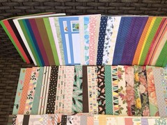C..LOT OF SCRAPBOOK PAPER~4.5×6.5~160 Shts.~Mixed Themes & Brands~NEW