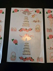 Vintage Mrs. Grossman’s Sticker Sheet Lot WEDDONG BRIDAL SHOWER