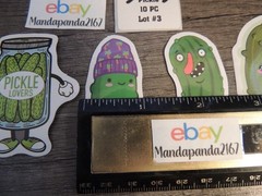 Pickle – Food – Mixed – Stickers Lot #3 – 10 pcs. *Sticker sizes are mixed*