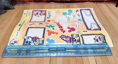 HALLMARK Scrapbook Journal Sticker Sheets-Mickey & Co 2 Sheets w/Minnie Mouse
