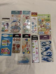 Scrapbook Stickers: Summer, Beach, Vacation, And One For Dogs!