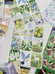 Lot 50 Assorted Scrapbooking Embellishment Stickers Album Card Making Appliqué