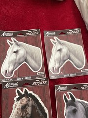 Vintage Advanced Graphics Lot Of 9 Horse Stickers