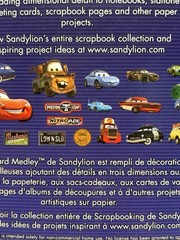 Disney Pixar Cars Chipboard Medley Sandylion Scrapbook Accents 18 Pc NIP
