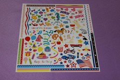 Mrs. Grossman’s Large Sheet RARE 1999 Vintage Happy B-Day Best Friends Stickers!