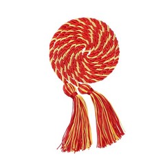 6 PCS 68-inch Gold Red Braided Graduation Multi-Color Honor Cords with Tassel
