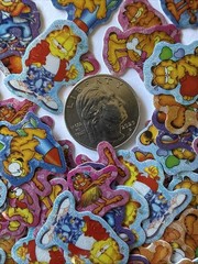 SMALL PRISMATIC GARFIELD Stickers(100pc)Cat•Cartoon •Lasagna•Card Making•