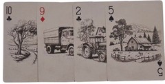 Countryside Scene Drawings Barn Farm Equip Tractor Junk Journal Scrapbooking Art